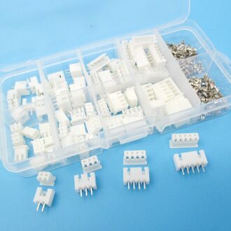 230Pcs XH2.54 2P 3P 4P 5 Pin 2.54Mm Toonhoogte Terminal Kit/Behuizing/Pin header Connector Draad Connectors Adapter Xh Kits TJC3