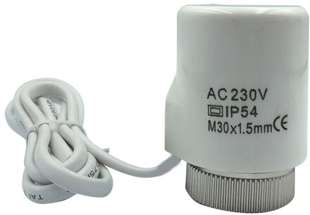 230V 2W Elektrische Thermische Actuator Voor Vloerverwarming Normaal Open Dicht Thuis Praktische Pc Spruitstuk Radiator Vervanging 1