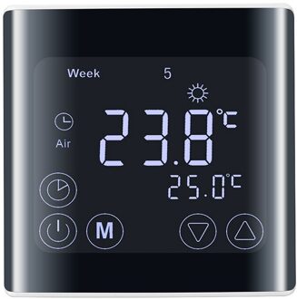230V Digitale Kamerthermostaat Warme Vloer Temperatuur Afstandsbediening Touchscreen Lcd Kamer Verwarming Thermostaat
