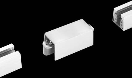 230V-track4 m6 stroomrail verbindingsstuk mat nikkel