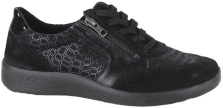 2320002-000 dames veterschoenen sportief Zwart - 40