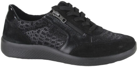 2320002-000 dames veterschoenen sportief Zwart - 41