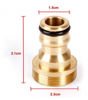 23Mm Tuin Besproeiingsapparaten Universal Keuken Slang Adapter Messing Slang Kraan Connector Mixer Slang Adapter Buis Gezamenlijke Montage Thuis