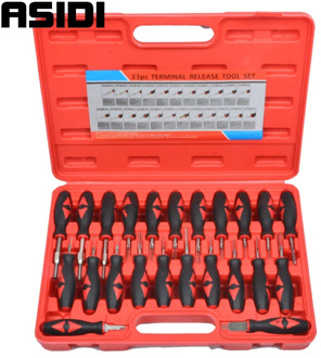 23pcs Car Universal Terminal Release Removal Tools Set Automotive Wiring Connector Crimp Pin Extractor For BMW Ford VW PT1549