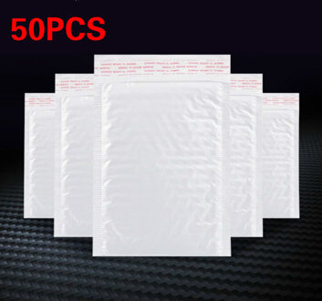 24*25cm 50 stuks Plastic Wit Schuim Envelop Tas Mailers Padded Envelop met Bubble Mailing Zak wrap Verpakking Zakken