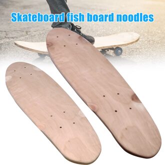 24/27 Inch 7 Layer Diy Skateboard Deck Esdoorns Grote Vis Board Met Voor Tiener Volwassenen BV789