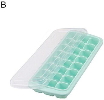24/36 Grid Food Grade Siliconen Ijsbakje Doos Ontmoette Deksel Accessoires Maker Mould Bar Vriezer Deksel Mold Drink Jelly Keuken E9E4