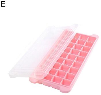 24/36 Grid Food Grade Siliconen Ijsbakje Doos Ontmoette Deksel Accessoires Maker Mould Bar Vriezer Deksel Mold Drink Jelly Keuken E9E4