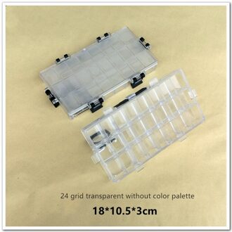 24/36 Grids Aquarel Schildert Humidor Aquarel Hydraterende Schilderen Lekvrij Palet Abs Opbergdoos Art Supplies 24 Grids A