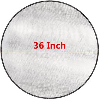 24/36 Inch Ronde Vuurkorf Mat Brandwerende Grill Mat Deck Protector Hittebestendige Shield Brandwerende Mat Pad Voor Outdoor 36 duim