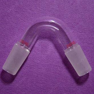 24/40, Destillatie Adapter, Zowel Glas Groud Gewrichten Distilleren Adapter, 75 Bocht