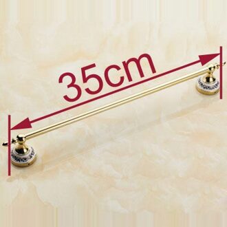 (24 ",60Cm) Single Handdoek Bar/Handdoekhouder, Roestvrij Staal Gemaakt, gold Afwerking, Badkamer Hardware, Badkamer Accessoires L is 35 cm
