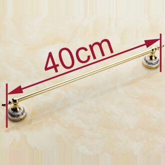(24 ",60Cm) Single Handdoek Bar/Handdoekhouder, Roestvrij Staal Gemaakt, gold Afwerking, Badkamer Hardware, Badkamer Accessoires L is 40 cm