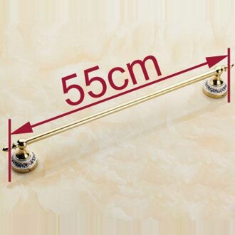 (24 ",60Cm) Single Handdoek Bar/Handdoekhouder, Roestvrij Staal Gemaakt, gold Afwerking, Badkamer Hardware, Badkamer Accessoires L is 55 cm