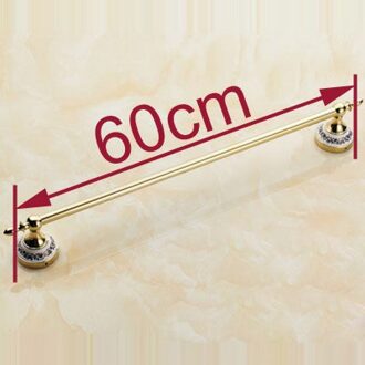 (24 ",60Cm) Single Handdoek Bar/Handdoekhouder, Roestvrij Staal Gemaakt, gold Afwerking, Badkamer Hardware, Badkamer Accessoires L is 60 cm