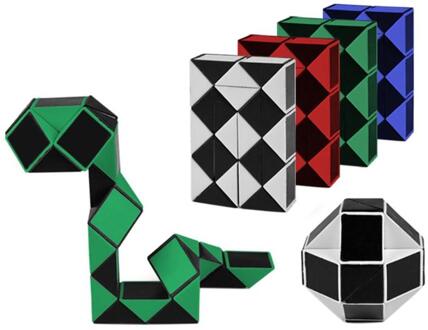 24 Blokken Kinderen 3D Magic Cube Twist Logic Brain Teaser Spel Speelgoed Anti-Benadrukte Kinderen Puzzel Educatief Speelgoed Verjaardag