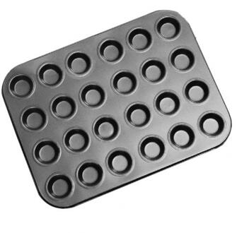 24-Cavity Non-stick Cup Cakevorm Muffin Dessert Chocolade Bakken Pan Tray Carbon Staal Taart Pan Thuis diy Tool