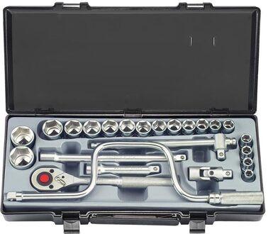 24-delige 1/2" 6pt. Flankdoppenset 4245