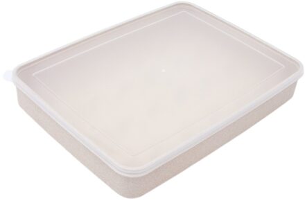 24 Grids Ei Houder Stapelbaar Ei Doos Eieren Opslag Container Met Deksel Voor Home Shop Keuken Beige