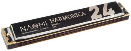 24 Holes Tremolo Harmonica Sleutel Van C Rvs Mondharmonica Mondharmonica Met Case Wind Instrument Rood zwart