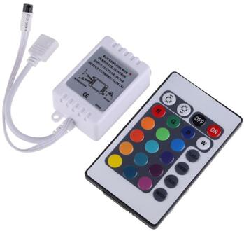 24 Keys Ir Remote Controller Draadloze Licht Strip Security Drive 5050 Rgb Led Light Strip Licht Controle Doos Rgb Controler