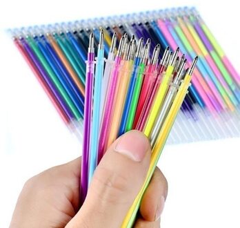 24 Kleuren Pen Refill Magic Gel Pen Set Vullingen Markers Aquarel Gel Pen Vervangen Levert Kantoor School Briefpapier Voor kid