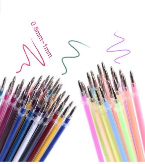 24 Kleuren Vullingen Markers Aquarel Gel Pen Vervangen Levert Flash Ballpint Gel Pen Hoogtepunt Refill Schilderij Tekening Pen # W5