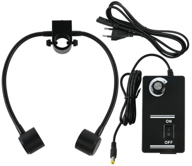 24 LED Adjustable Ring Side Light Illuminator Lamp 100V-240V 22mm or 25.5mm For Video Stereo Microscope Illumination LED