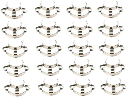 24 #, Metalen Clip, Staal Keck Klem, 24/29 & 24/40 Glas Ground Joint,20 Stks/pak