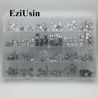 24 models Micro usb Socket 5p Jack connector common charging port for MP3/4/5 Lenovo Huawei ZTE Huawei mobile/tablet/GPS