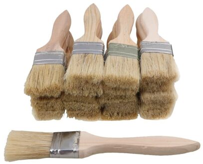 24 Pack Van 1.5 Inch (35Mm) penselen En Chip Penselen Voor Verf Vlekken Vernissen Lijmen En Gesso