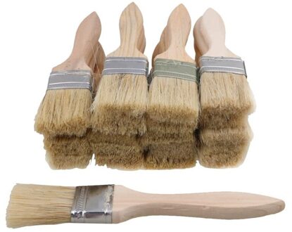 24 Pack Van 1.5 Inch (35Mm) penselen En Chip Penselen Voor Verf Vlekken Vernissen Lijmen En Gesso
