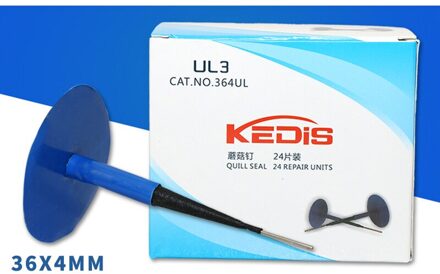 24 Pcs 4 Mm 6 Mm Paddestoel Nagel Koude Patch Film Autoband Reparatie Nail Band Reparatie Tools Motorfiets Truck buis Professionele Tools 4mm