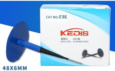 24 Pcs 4 Mm 6 Mm Paddestoel Nagel Koude Patch Film Autoband Reparatie Nail Band Reparatie Tools Motorfiets Truck buis Professionele Tools 6mm