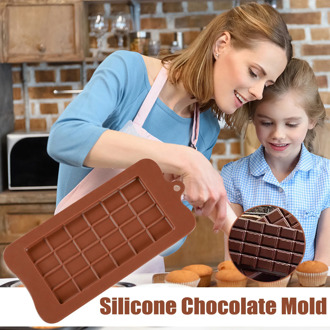 24 pieces with square chocolate molds non-stick and easy to release food grade chocolate mold форма для шоколада cake mold 02*