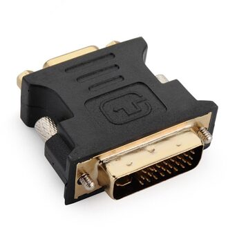 24 + 5Pin Dvi Naar Vga Adapter Digitaal Naar Analoog DVI-I Pc Tft Beamer Plug Socket Converter UY8