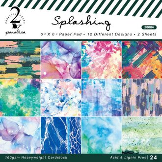 24 Stks/pak Sterrenhemel Materiaal Paper Set Card Diy Scrapbooking/Card Making/Journaling Project Dagboek Decoratie