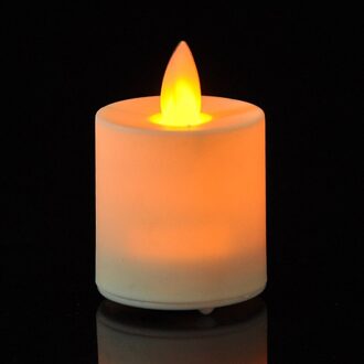 24 Stks/partij Flikkerend Licht Inclusief Batterij Led Kaars Elektrische Chandelle Party Verjaardag Kaarsen YW