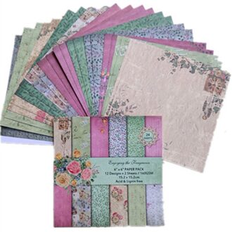 24 Stks/partij Symbool Brief Retro Materiaal Papers Diy Scrapbooking Album Dagboek Decoratieve Papier Scrapbooking Papier