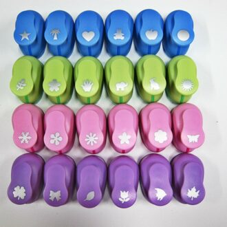 24 Stks/set Papieren Bloem Cutter 18 Cm Vormen Craft Perforator Diy Puncher Papier Cutter Scrapbooking Stoten Voor Scrapbook Embossing