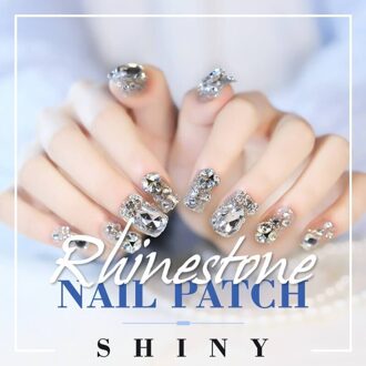 24 Stks/set Shiny Rhinestone Nail Patch Nail Patch Voor Diy Kit 1