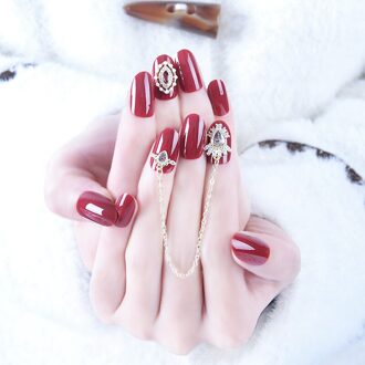 24 Stks/set Shiny Rhinestone Nail Patch Nail Patch Voor Diy Kit 8