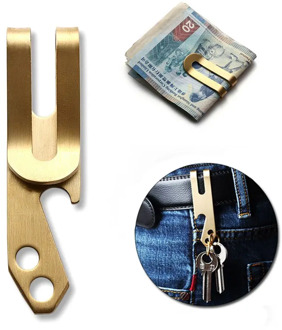 24 Types Portable Men Money Clip Pocket Holder Wallet Copper Bottle Opener Key Chain Cash Holder 3 in 1 Tool Brass Belt Clip