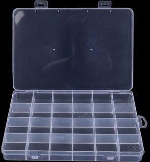 24 Vakken Plastic Box Case Sieraden Bead Opslag Container Craft Organizer
