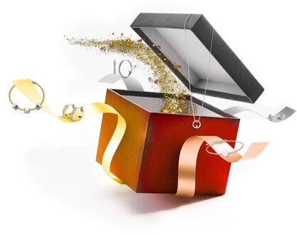 24 verrassende juwelen voor de adventskalender - zilver, roségoud, goud en kristal Veelkleurig - One Size