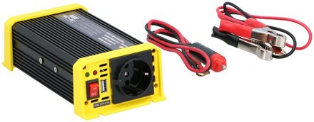 24 Volt Omvormer - 24 -230 Volt - met Stopcontact en USB-Poort