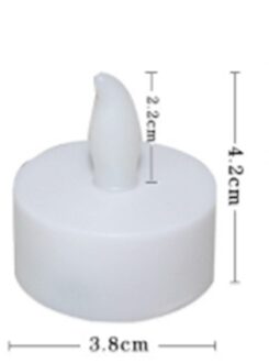 24 X Vlamloze Kaarsen Led Battery Operated Thee Licht Kunstmatige Nep Onderdelen Sets Lamp Voor Birthday Party Wedding Home Decor