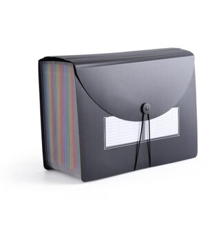 24 Zakken Uitbreiden Bestandsmap A4 Office Organizer Portable Business Bestand Doos School Kantoorbenodigdheden Document Houder