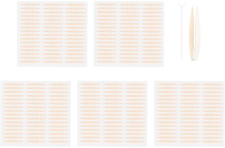 240 Pcs 3 Size Ooglid Tape Onzichtbare Dubbele Sticker Smalle Brede Adhesive Eye Make-Up Transparante Onzichtbare Zelfklevende Ooglid Goud