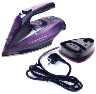 2400W/360Ml Stoomstrijkijzer 5 Speed Passen Draadloze Opladen Draagbare Kleding Strijken Stoomboot Draagbare Keramische Zoolplaat